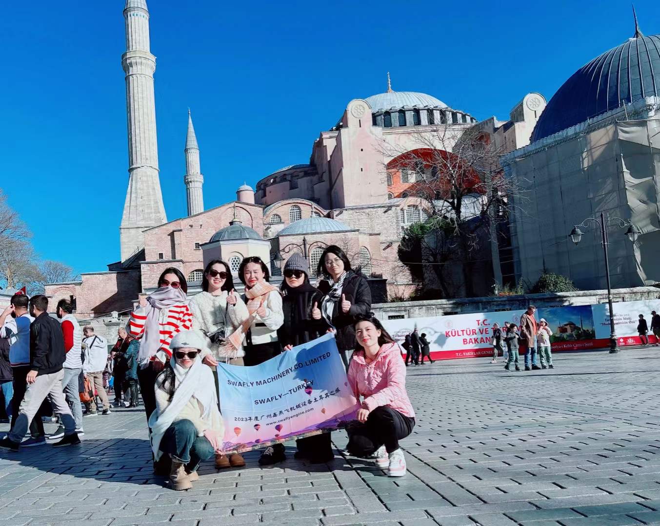 Événement de team building de l'entreprise SWAFLY en Turquie