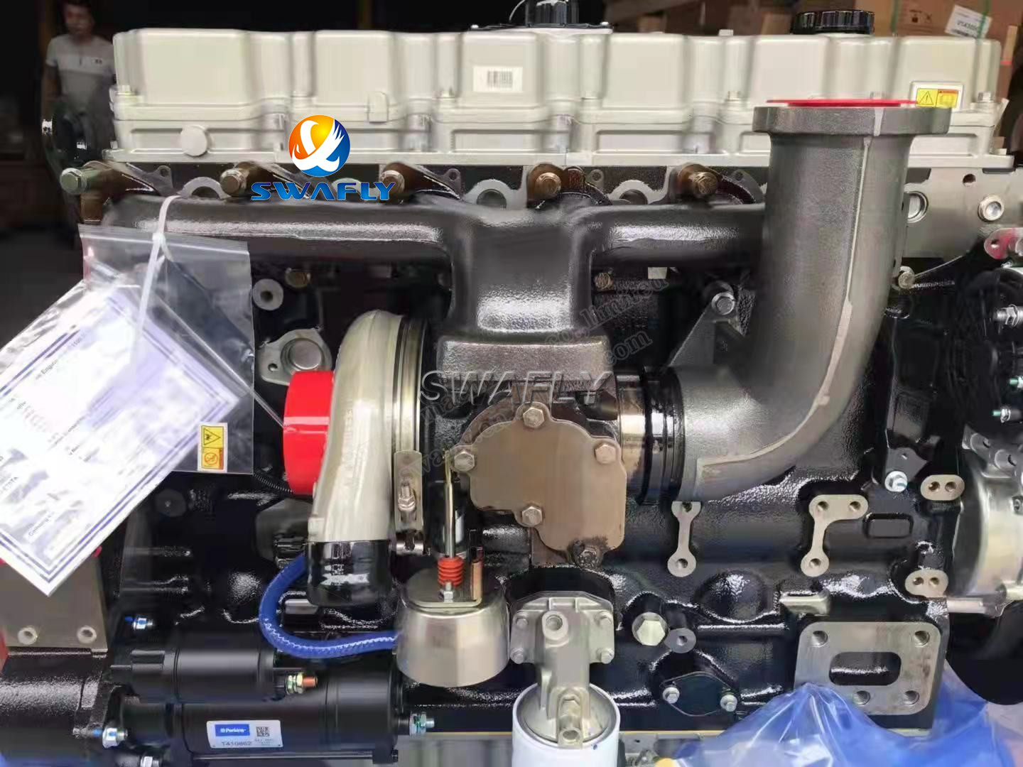 Application des moteurs SWAFLY dans les excavatrices SWAFLY