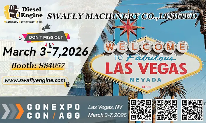 Invitation à SWAFLY MACHINERY au CONEXPO-CON/AGG 2026 (Las Vegas)