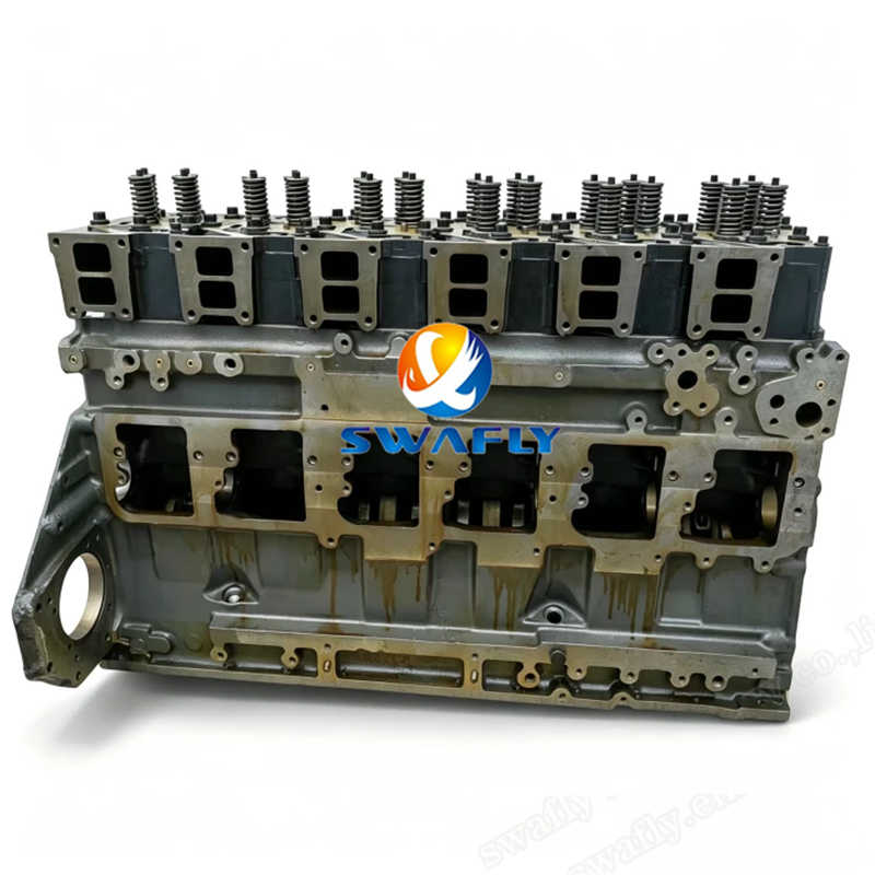 Ensemble moteur à bloc long Komatsu SAA6D125E-2 flambant neuf pour excavatrice PC400 PC450